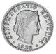 Монета Швейцария 20 раппен 1926 F-VF - изображение 1