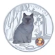 Монета Фиджи 2 доллара 2013 Серебро Proof Пушистая кошка - Бирманская кошка (Ag 999, унция, 31,1 грамм) - изображение 4