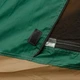Намет туристичний тримісний LU005GR, 235 х 235 х 155 см з тентом, зелений - зображення 7