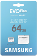 Карта памяти Samsung EVO Plus 2024 microSDXC 64GB Class 10 UHS-I U1 V10 A1 + SD адаптер (MB-MC64SA/EU) - изображение 6