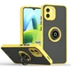 Чохол Fiji Colorframe для Xiaomi Redmi A1 матовий бампер з кільцем підставкою Yellow - зображення 1