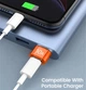 Перехідник адаптер USB 3.0 - Type-C M/F 10Gbps 10A Short Metal Orange (48822) - зображення 3