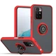 Чехол Fiji Colorframe для Xiaomi Redmi Note 11 4G матовый бампер с кольцом подставкой Red - изображение 1