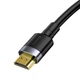 Кабель Baseus Cafule 4K HDMI to HDMI 2.0 (2m) black - изображение 4