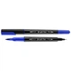 Маркер акварельний SANTI Brush Pen SW-15 синій двосторонній 391015 - зображення 1
