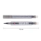 Маркер акварельный SANTI Glitter Brush, кисть, 04, серебряный 390753 - изображение 1