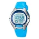 Наручные часы Casio LW-200-2B Серебристые\Синий экран\Голубой ремешок - изображение 1