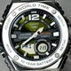 Спортивные Мужские наручные часы Casio MWQ-100-3A Серебристые\Зеленый экран\Зеленый ремешок - изображение 6