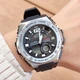 Спортивные Мужские наручные часы Casio MWQ-100-1A Серебристые\Черный экран\Черный ремешок - изображение 4