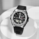 Спортивные Мужские наручные часы Casio MWQ-100-1A Серебристые\Черный экран\Черный ремешок - изображение 6