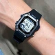 Спортивний Чоловічий наручний годинник Casio WS-B1000-1AVEF Чорний - зображення 5