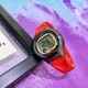 Наручные часы Casio LW-200-4A Черные\Серый циферблат\Красный ремешок - изображение 7