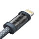 Кабель Baseus Dynamic Series Fast Charging Data Cable Type-C to iP 20W 2m Slate Gray CALD000116 - зображення 6