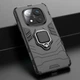 Противоударный чехол Transformer с кольцом для Xiaomi Redmi Note 14 Pro 4G (Черный / Soul Black) Epik (224954) - изображение 2