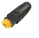 Массажный ролик EasyFit PRO Active 33 см двойной из EVA-пены Черный с оранжевым (33-102-EF-2025-O) - изображение 1