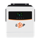 Гібридний сонячний інвертор (ДБЖ) LPW-HY-1000VA (1000Вт) 12V 40A MPPT 20-150V OFF GRID - зображення 5