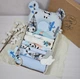 Набор для новорожденного: плед, пеленки, подушки и игрушки a.l.babybox Панда индеец - изображение 1