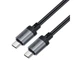 Кабель Acefast C20-03 USB-C to USB-C 60W 1.2м Black (6974316283775) - изображение 3