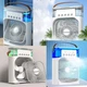 Настольный мини-кондиционер с увлажнителем воздуха Air Cooler Fun, портативный вентилятор Белый CFN-90-White - изображение 3