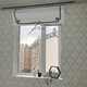 Римская штора ROMANTINT РИМ 100х200 с черным орнаментом на подкладке и ручным механизмом - изображение 3