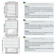 Римская штора ROMANTINT АФИНЫ 100х200 с розовым кантом на подкладке и ручным механизмом - изображение 20