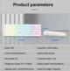 Клавиатура E-YOOSO A68 White Механичиская Игровая Проводная - изображение 6