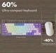 Клавиатура AJAZZ AK680 White-Purple Игровая Проводная Механичиская - изображение 6