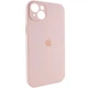 Чохол Silicone Premium case з захистом камери для iPhone 13 Full Camera Protective chalk pink 3603 - изображение 5