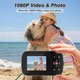 Цифровой фотоаппарат Benjie XJ04 2,5K 32GB 2.4" 72мп камера чёрный - изображение 4