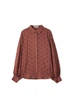 Блуза Pull & Bear коричневий QRDYC044 S - изображение 6