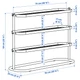 Поличка для взуття IKEA ÄLGANÄS 76x24x59 см, 205.858.83 - зображення 4