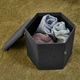 Пуф з ящиком IKEA KJUGE Knisa 38х38см, 905.319.00 - зображення 6