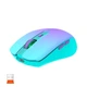 Бездротова Миша для комп'ютера ноутбука MEETION BTM002 (2.4 G+Bluetooth) |1000-1200-1600dpi, 6 кнопок RGB Синій - зображення 2