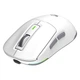 Ігрова бездротова миша MEETION Wired, 2.4G, Bluetooth Gaming mouse GW24, 6 Keys, 50-8000dpi, 600mAh, 30-60h, RGB, white - зображення 3