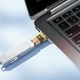 Переходник адаптер HOCO USB на Type c male to c female USB 2.0 UA36C |480Mbps, 3A| - изображение 4