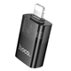 Перехідник адаптер для айфона Hoco iP male to USB female OTG transparent UA36 |480Mbps| - изображение 2