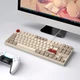 Ігрова клавіатура MageGee 75% / Механічна / MX Red / Beige - изображение 3