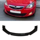 Пластикова губа на бампер Opel Astra J молдинг бампера спідниця універсальна чорний. - зображення 1