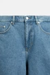 Шорти вільні джинсові Zara Baggy Fit 36 блакитний 5575/498/403 - изображение 8