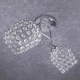 Люстра потолочная на 2 хрустальных плафона Sneha (9950393052/2 CHROME) - изображение 4