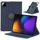 Чохол Book 360 для планшета Xiaomi Pad 7 2024 11.2” книжка поворотний підставка PU шкіра Синій - зображення 2