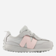 Buty sportowe dziecięce dla dziewczynki New Balance 327 NW327WP 23.5 (7US) Szary/Różowy - obraz 1