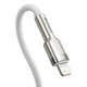 Кабель Baseus Cafule Series Metal Data Cable Type-C to iP PD 20W 1m White (CATLJK-A02) - изображение 4