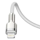 Кабель Baseus Cafule Series Metal Data Cable Type-C to iP PD 20W 1m White (CATLJK-A02) - изображение 5