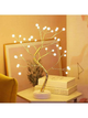 Светодиодная гирлянда золотое дерево Virgo Decor Gold-40 декоративный ночник с гибкими ветками 40LED ламп и сенсорной кнопкой, USB, свет - Теплый белый - изображение 9