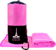Полотенце микрофибра Love You спортивное 80x180 см с чехлом Светло-сиреневое (ly60162) - изображение 1