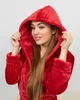 Халат женский махровый длинный Бордовый Maybel L (2943) - изображение 5