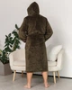 Халат мужской махровый Хаки/Коричевый Maybel 3XL Nil (1431_4) - изображение 3