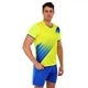 Форма футбольная мужская шорты + футболка SP-Sport 112 размер XL (46-48) рост 170-175см Yellow-Blue - изображение 2