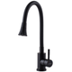Смеситель для кухни Globus Lux ALPEN SBT1-203SA-BB-B01 черный гибкий - изображение 1